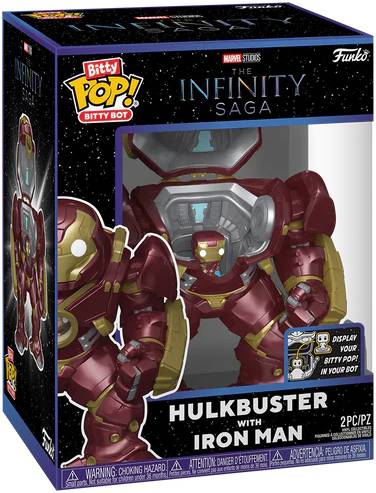 [AFFK2560] Bitty Pop! Bitty Bot The Infinity Saga - Hulkbuster With Iron Man (9 cm)