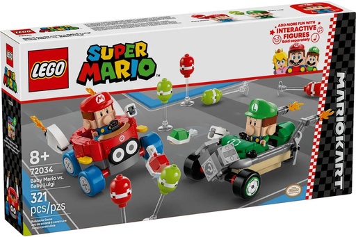 [GICO2398] Lego Super Mario - Mario Kart: Baby Mario Vs Baby Luigi