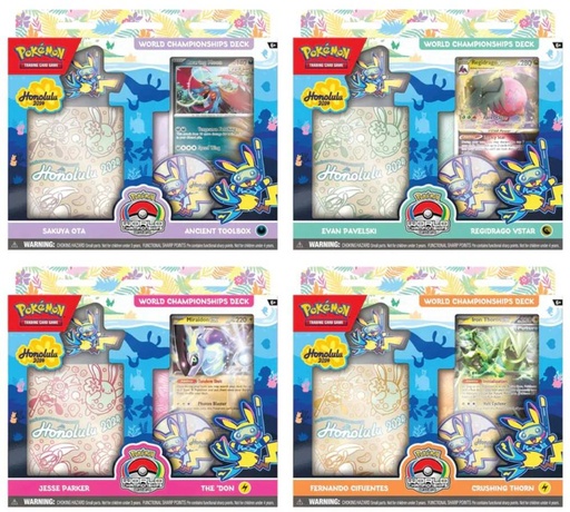 [CCPK0158] Carte Pokemon - Campionati Mondiali 2024 (Mazzi Speciali, Soggetti Vari, ITA)