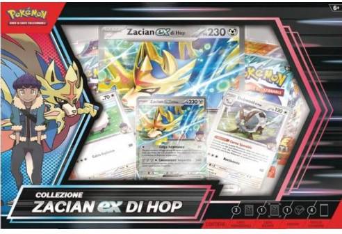 [CCPK0167] Carte Pokemon - Collezione Zacian-EX Di Hop (Box, ITA)