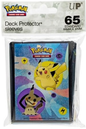 [ACCG0027] Bustine Pokemon - Pikachu E Mimikyu (6,6x9,1Cm, 65 pz)