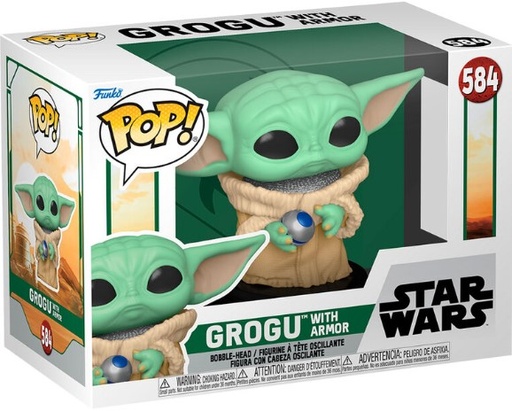 [AFFK0195] Funko Pop! Star Wars - Grogu With Armor (9 cm)