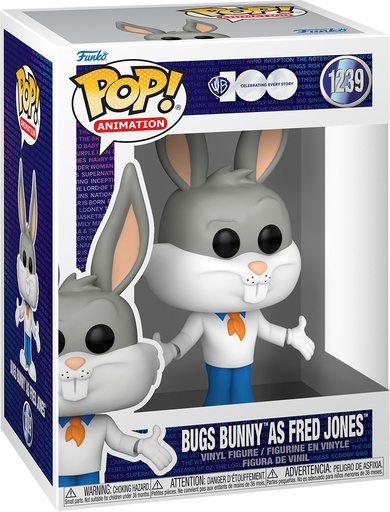 [AFFK0247] Funko Pop! WB 100 - Bugs Bunny As Fred Jones (9 cm)