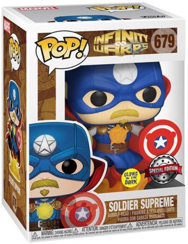 [AFFK0345] Funko Pop! Infinity Warps - Soldier Supreme (Glow in the Dark Special Edition, 9 cm) 