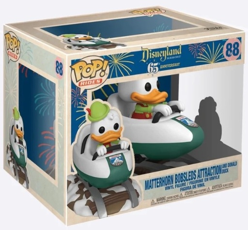 [AFFK0446] Funko Pop! Disneyland 65Th Anniversary - Matterhorn Bobsleds Attraction And Donald Duck