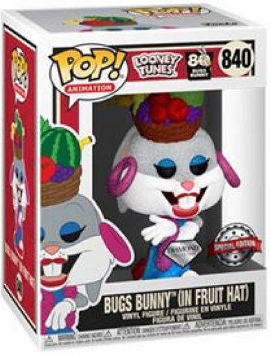 [AFFK0487] Funko Pop! Looney Tunes - Bugs Bunny (In Fruit Hat, Diamond Exclusive, 9 cm)