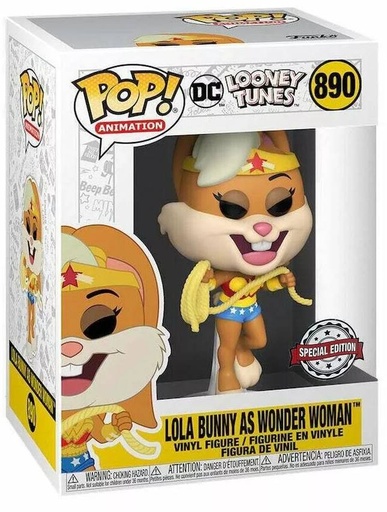 [AFFK0488] Funko Pop! Looney Tunes - Lola Bunny As Wonder Woman (9 cm)