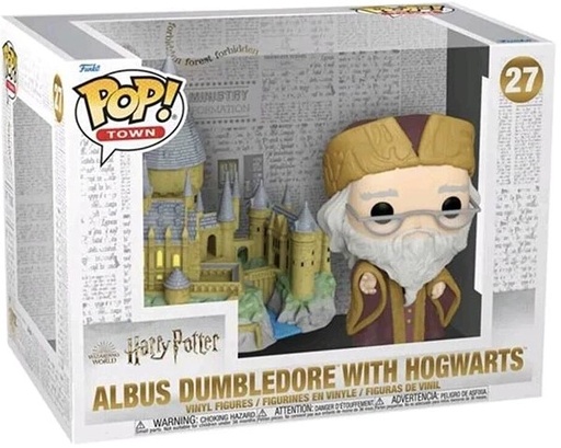 [AFFK0638] Funko Pop! Harry Potter - Albus Dumbledore With Hogwarts (9 cm)