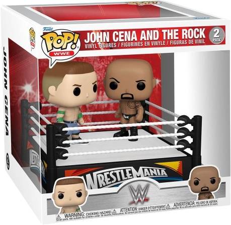 [AFFK0721] Funko Pop! WWE - John Cena And The Rock (9 cm)