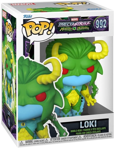 [AFFK0724] Funko Pop! Marvel Mech Strike Monster Hunters - Loki (9 cm)