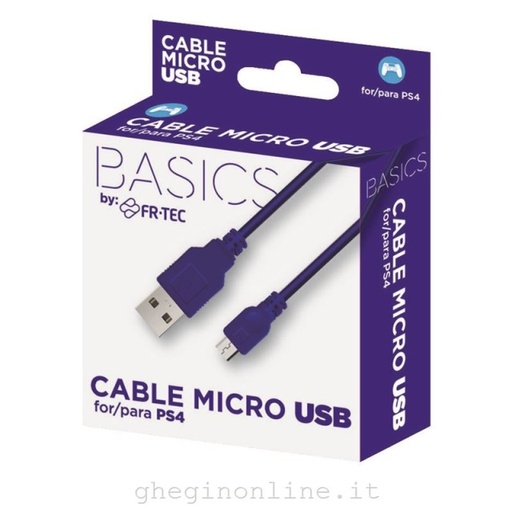 [ACP40184] Cavo Micro USB Ricarica Controller (PS4, 3 metri)