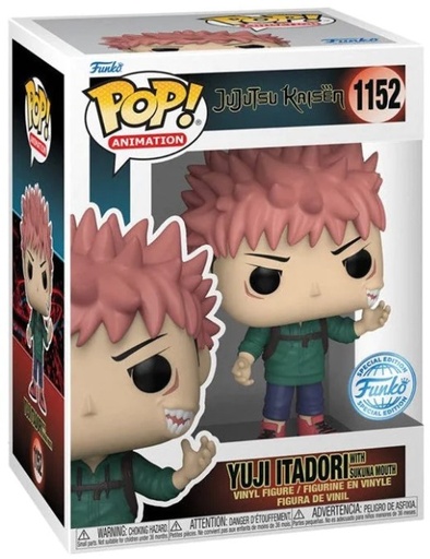 [AFFK0789] Funko Pop! Jujutsu Kaisen - Yuji Itadori With Sukuna Mouth (9 cm)