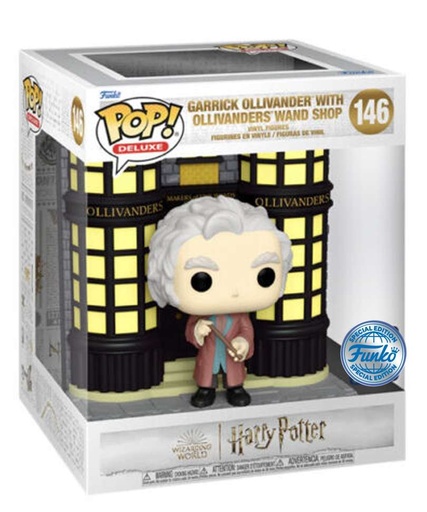 [AFFK0893] Funko Pop! Harry Potter - Garrick Ollivander With Ollivander's Wand Shop (9 cm)