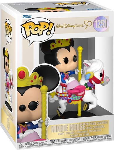 [AFFK0901] Funko Pop! Walt Disney World 50 - Minnie Mouse On Prince Charming Regal Carrousel (9 cm)