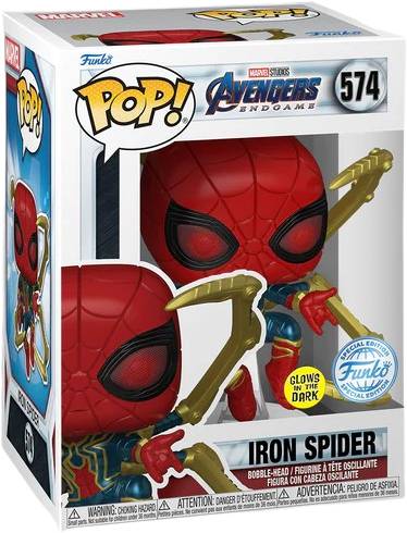 [AFFK0933] Funko Pop! Marvel Avengers Endgame - Iron Spider (Glow In The Dark, 9 cm)