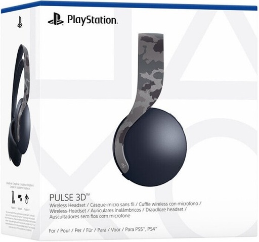 [ACP50033] Cuffie Wireless Con Microfono Pulse 3D (Grey Camouflage, PS5, PS4)