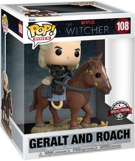 [AFFK1019] Funko Pop! Rides The Witcher - Geralt And Roach (9 cm)