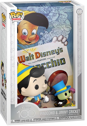 [AFFK1030] Funko Pop! Movie Poster Disney Pinocchio - Pinocchio & Jimmy Cricket