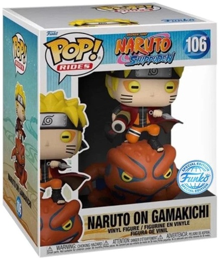 [AFFK1055] Funko Pop! Naruto Shippuden - Naruto On Gamakichi (9 cm)