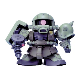 [259875] BANDAI Model Kit Gunpla  Gundam SD BB MS-06F Zaku #218