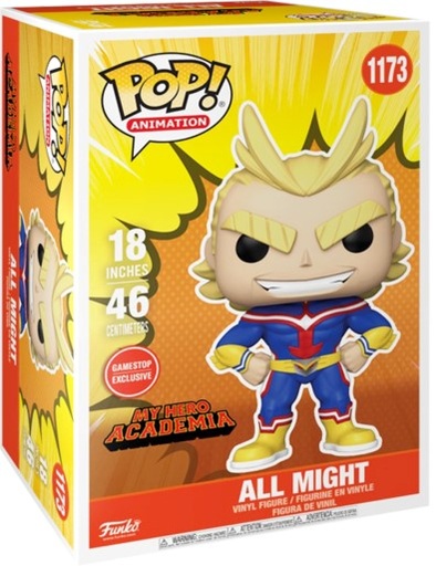 [AFFK1122] Funko Pop! My Hero Academia - All Might (45 cm)