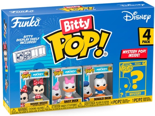 [AFFK1131] Bitty Pop! Disney - Minnie Mouse (4 pack)