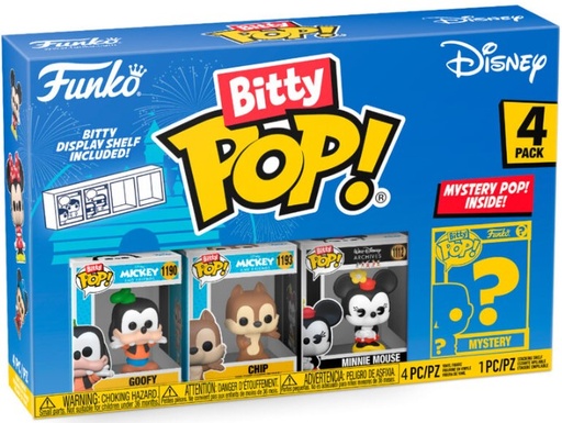 [AFFK1134] Bitty Pop! Disney - Goofy (4 pack)