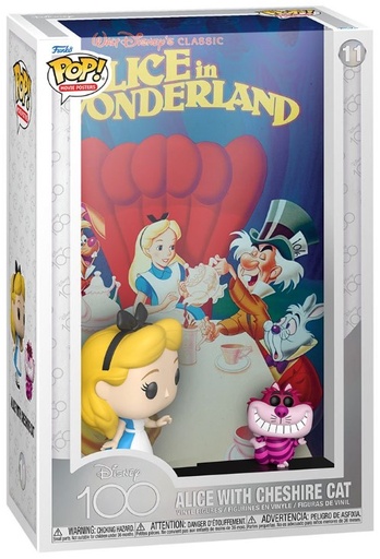 [AFFK1148] Funko Pop! Movie Posters Disney 100 - Alice With Cheshire Cat (9 cm)