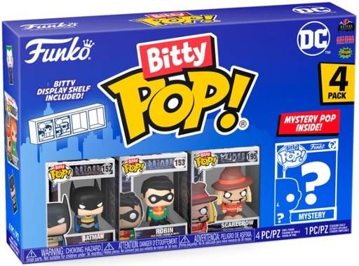 [AFFK1150] Bitty Pop! DC Comics - Batman (4 pack)