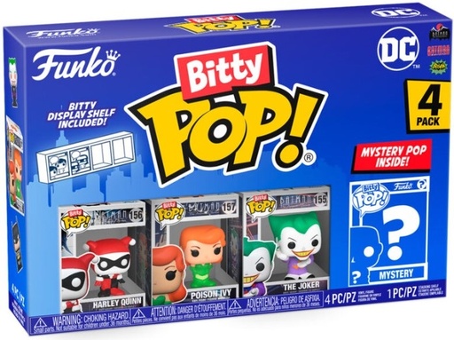 [AFFK1152] Bitty Pop! DC Comics - Harley Quinn (4 pack)