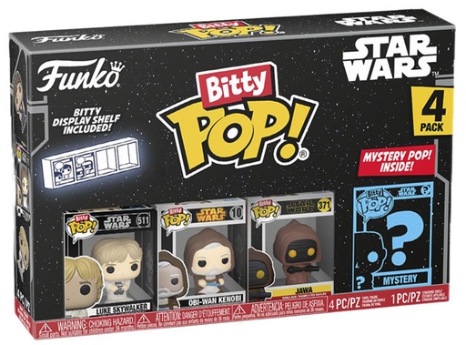 [AFFK1154] Bitty Pop! Star Wars - Luke Skywalker (4 pack)