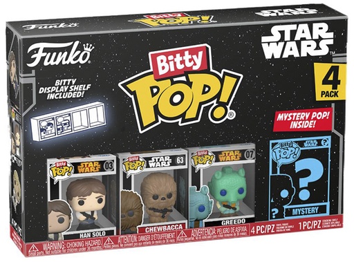 [AFFK1156] Bitty Pop! Star Wars - Han Solo (4 pack)
