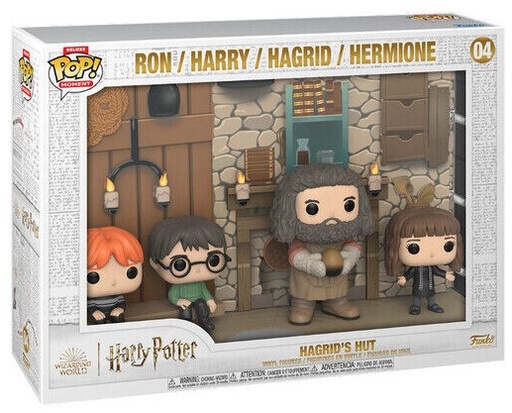 [AFFK1190] Funko Pop! Deluxe Moment Harry Potter - Ron, Harry, Hagrid, Hermione (9 cm)
