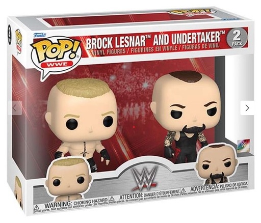 [AFFK1204] Funko Pop! WWE - Brock Lesnar And Undertaker (9 cm)