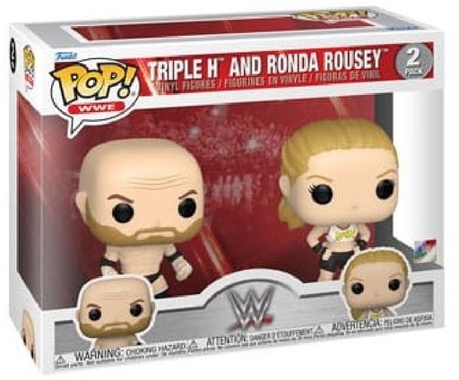 [AFFK1205] Funko Pop! WWE - Triple H And Ronda Rousey (9 cm)