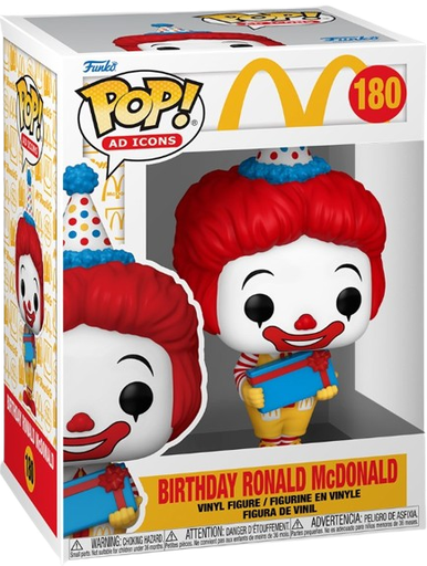 [AFFK1736] Funko Pop! McDonald's - Birthday Ronald McDonald (9 cm)