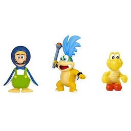 [277497] NINTENDO Mario Bros U Micro Figure 3 PACK Wave 2 - Larry Koopa - Penguin Luigi - Red Koopa Troopa