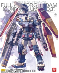 [278016] Bandai Model kit Gunpla Gundam MG Thunderbolt FA-78 Full Armor Ver Ka 1/100