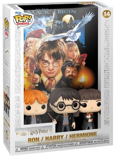 [AFFK1820] Funko Pop! Movie Posters Harry Potter - Ron, Harry, Hermione (9 cm)