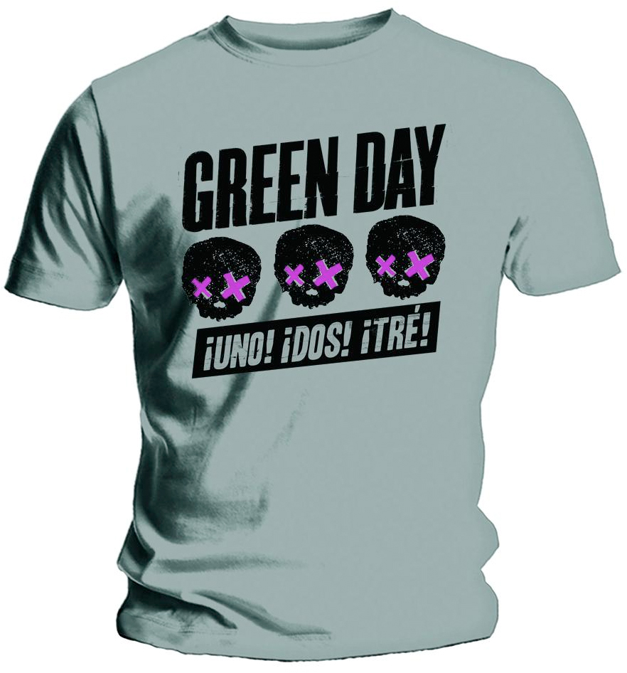 Green Day - T-Shirt- 3 Heads Better Than 1