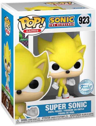 [AFFK2225] Funko Pop! Sonic The Hedgehog - Super Sonic (Esclusiva, 9 cm)