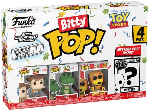 [AFFK2226] Bitty Pop! Toy Story - Woody (4 pack)