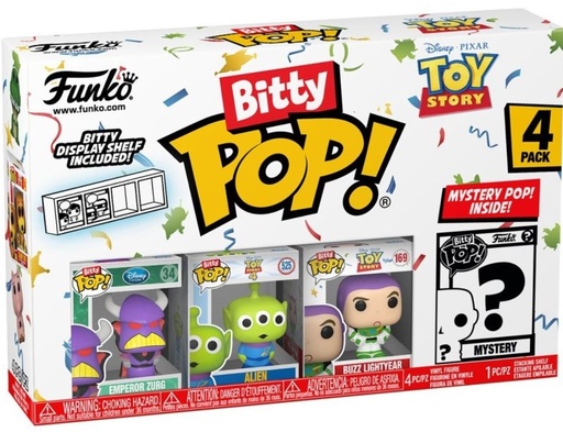 [AFFK2227] Bitty Pop! Toy Story - Emperor Zurg (4 pack)