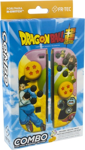 [ACSW0137] Cover rigida per Joy Con + Grips stick Dragon Ball Z Combo Pack