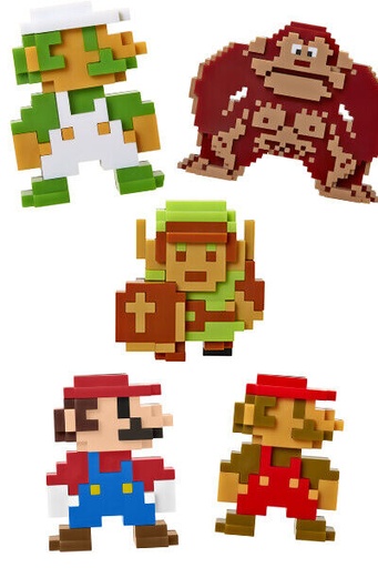 [AFVA0184] World Of Nintendo - 8 BIT Collection (5 Mini Figure, 6 cm)