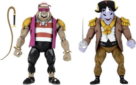 [AFVA0250] Tartarughe Ninja - Pirate Rocksteady & Bebop (Teenage Mutant Ninja Turtles, 18 cm)