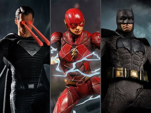 [AFVA0283] MEZCO Deluxe Set Zack Snyder Justice League 17 Cm Action Figures