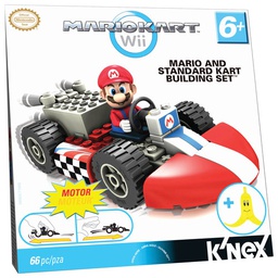 [382040] K'NEX - Mario Kart Wii - Set di Montaggio Super Mario Kart Rosso