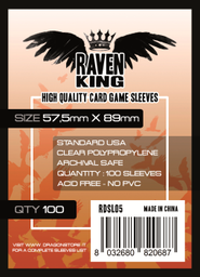 [387613] RAVEN KING - Bustine Protettive 57,5x89mm