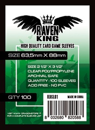 [389294] RAVEN KING - Bustine Protettive 63,5x88mm